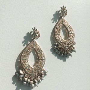 Moroccan Gold Tone Earrings